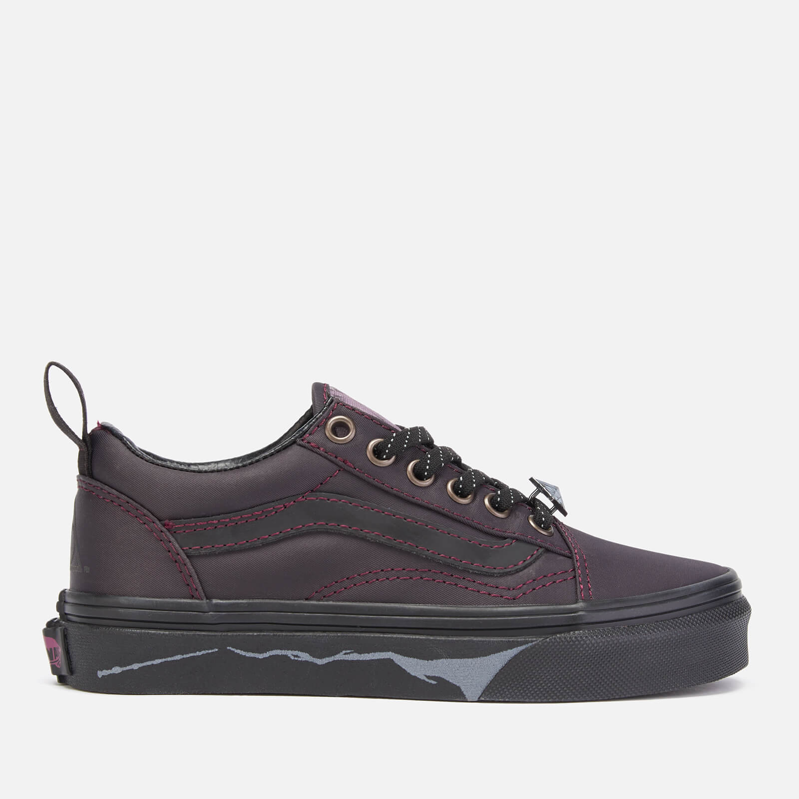 burgundy harry potter vans