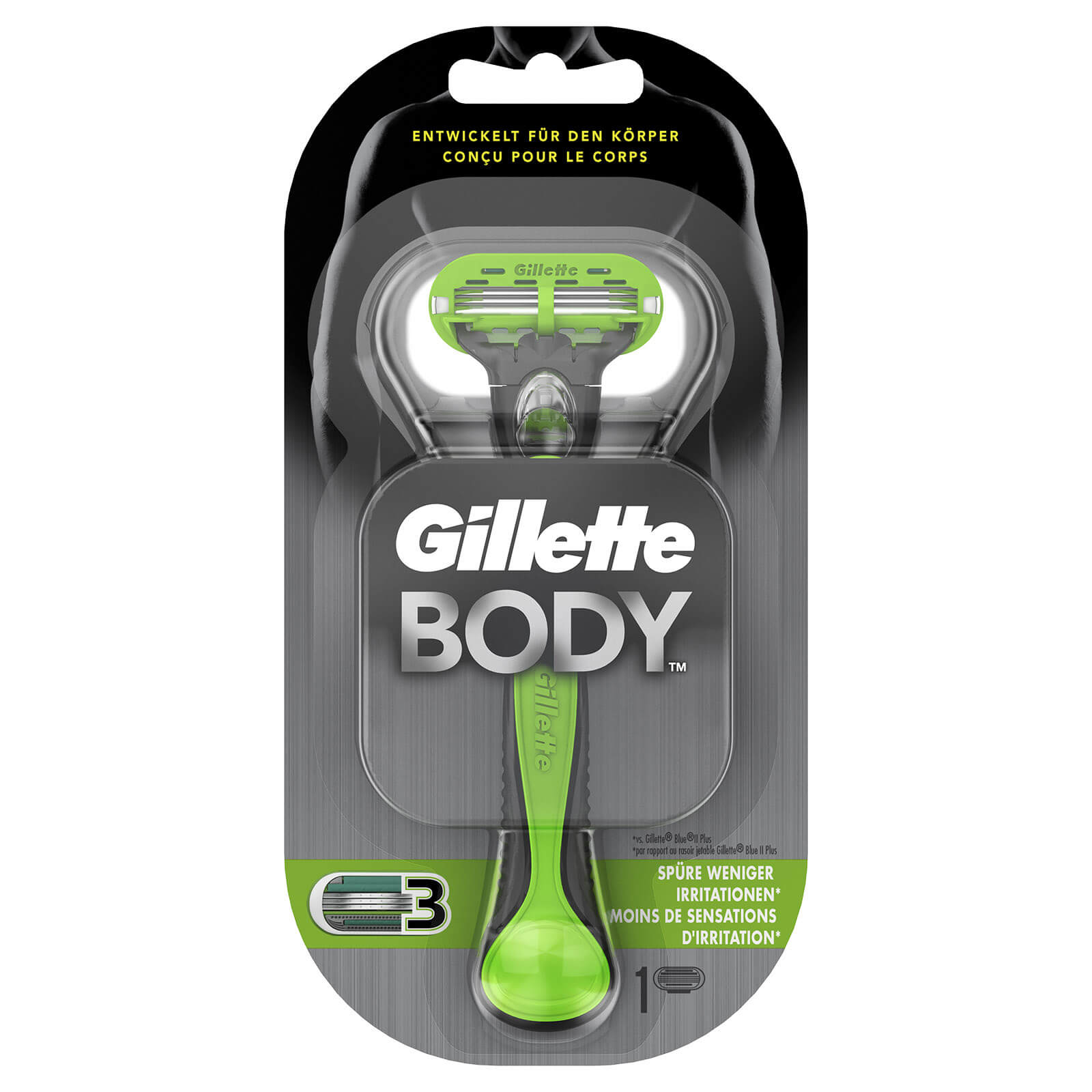 gillette body rasierer
