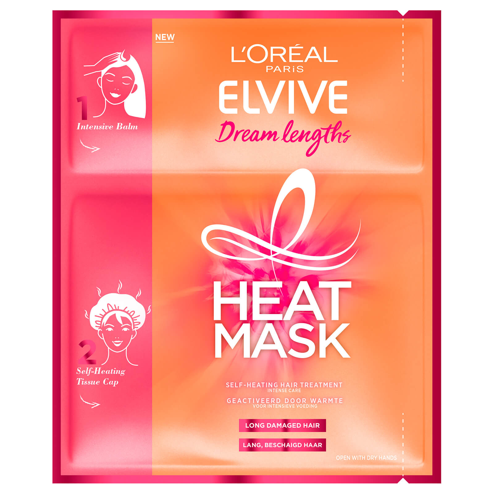 l oreal paris elvive dream lengths long hair heat tissue mask 20ml
