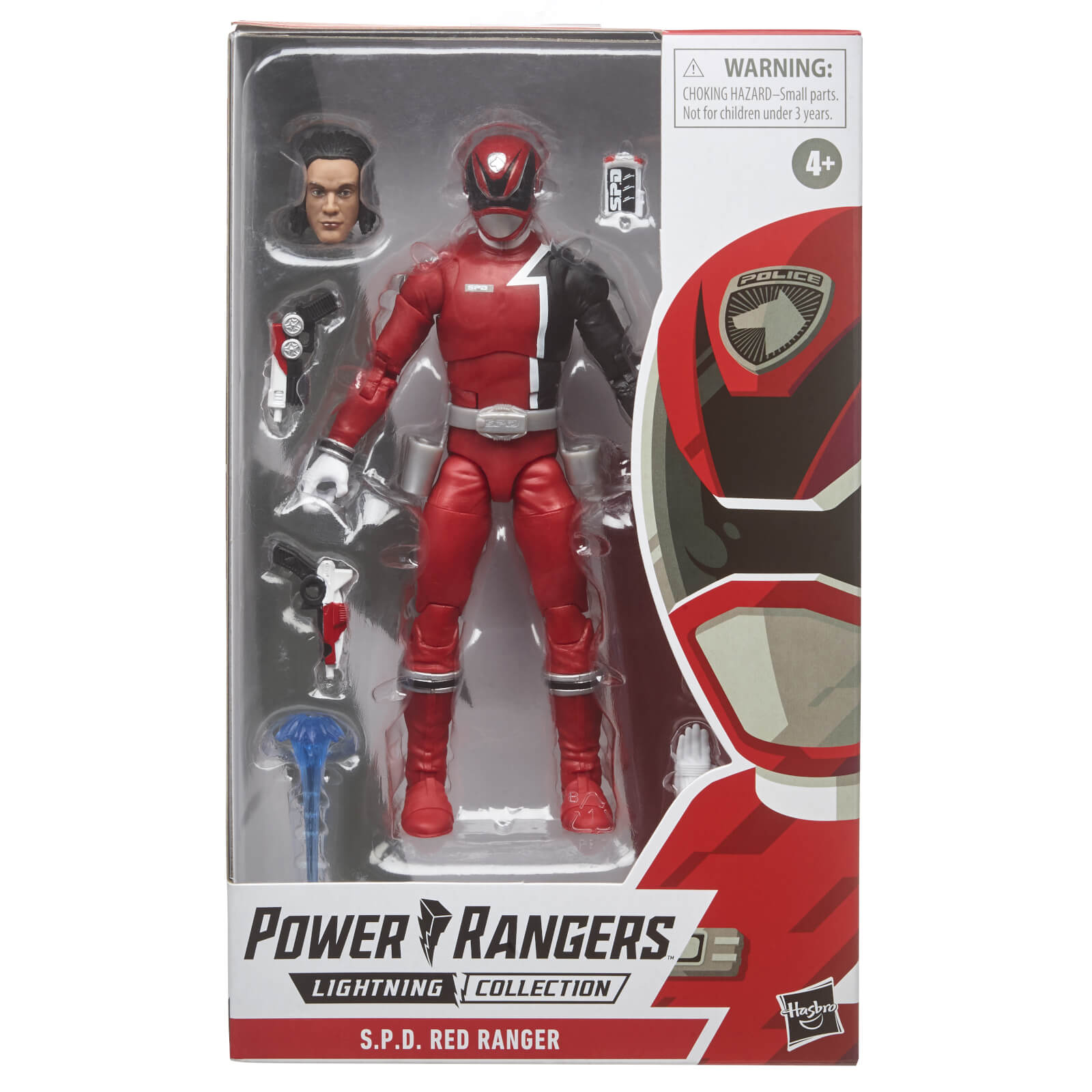 power rangers lightning collection spd red
