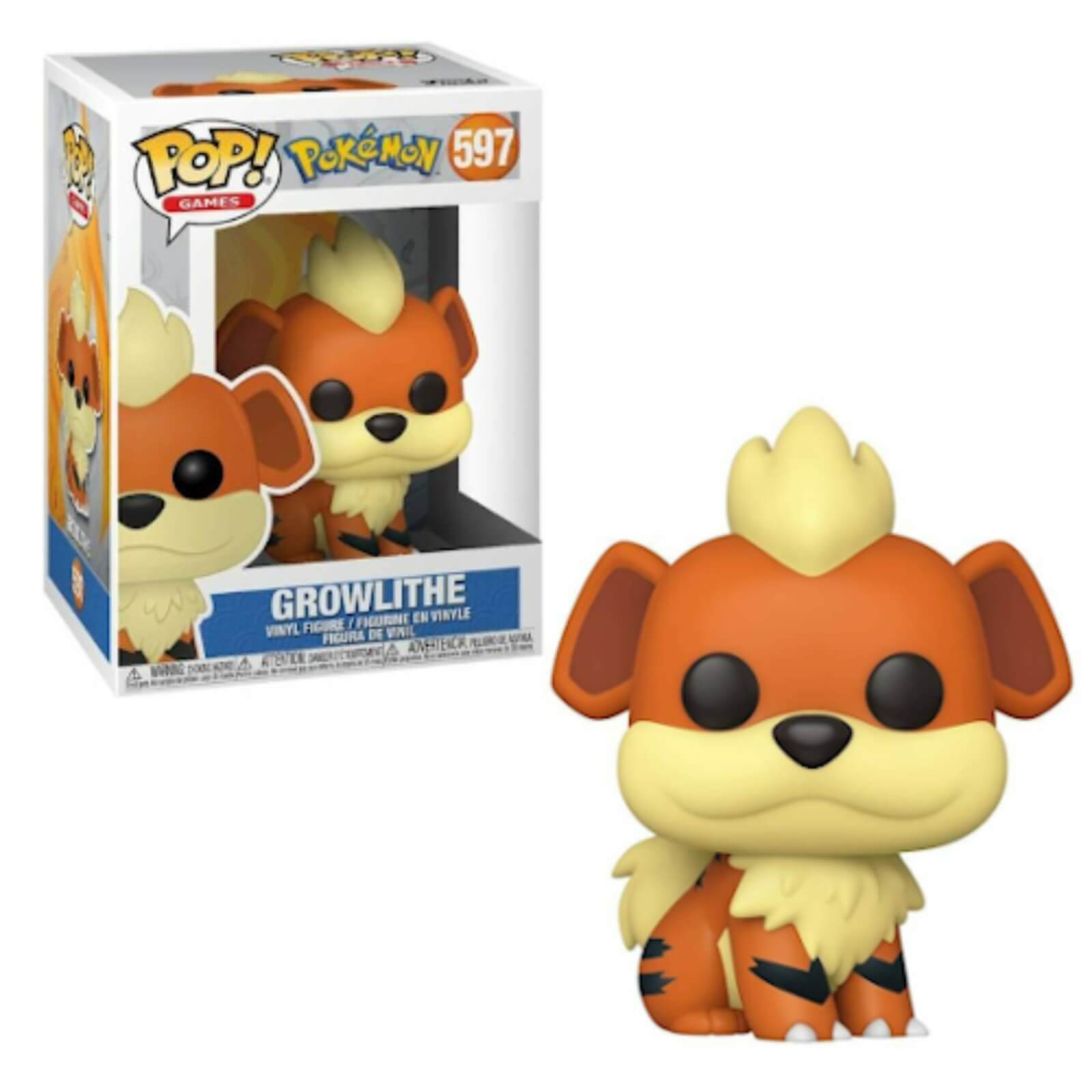 Pokemon Growlithe Funko Pop Vinyl Pop In A Box Us Once it smells anything, this pokemon won't forget the scent growlithe may be a combination of growl and lithe. pokemon growlithe funko pop vinyl