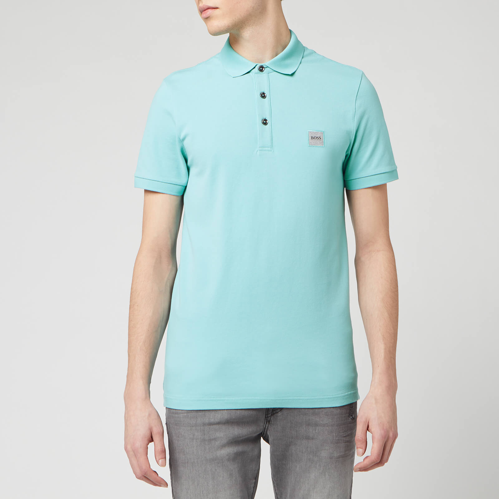 hugo boss turquoise polo