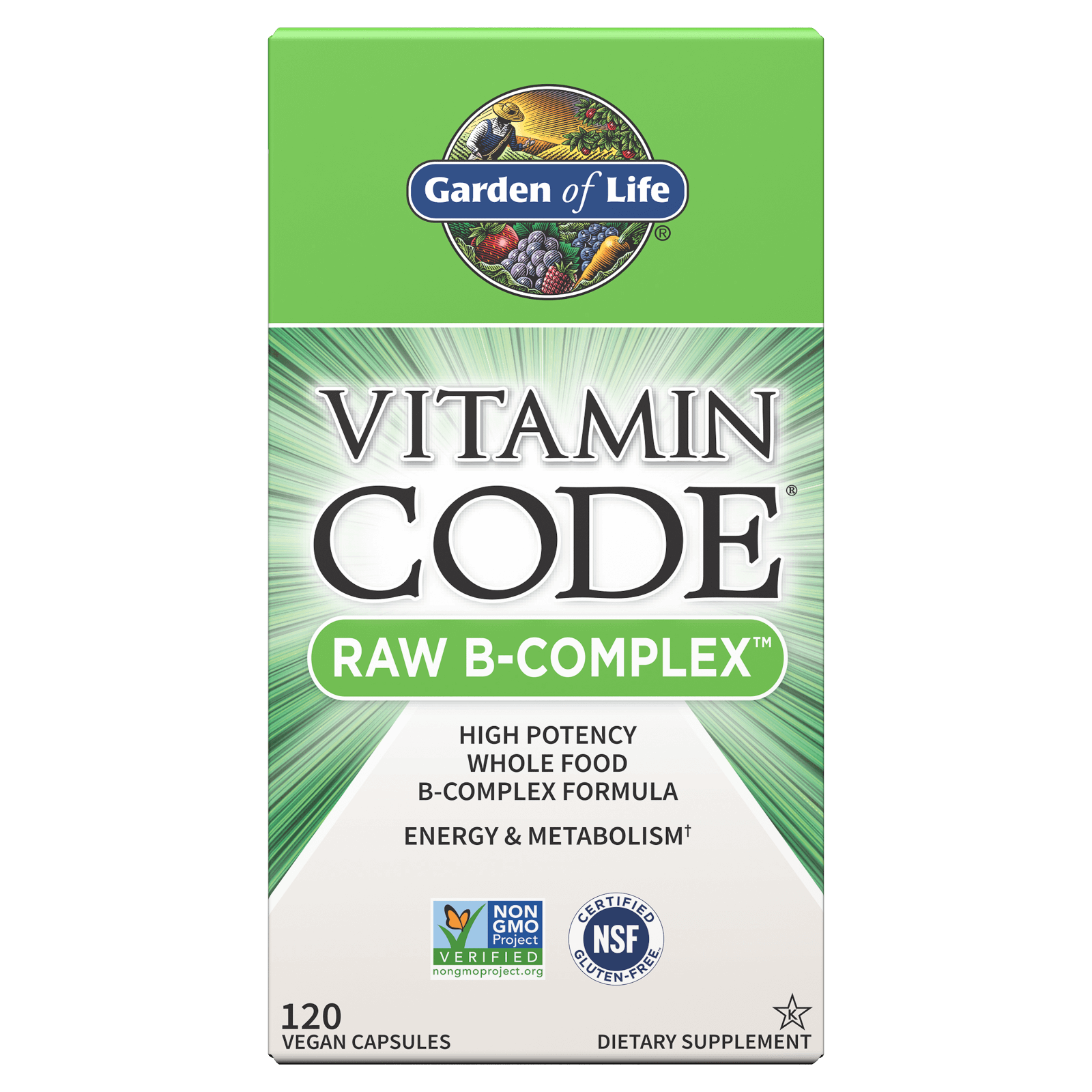 Vitamine Code Raw B Complex 60 Capsules Garden Of Life Nl