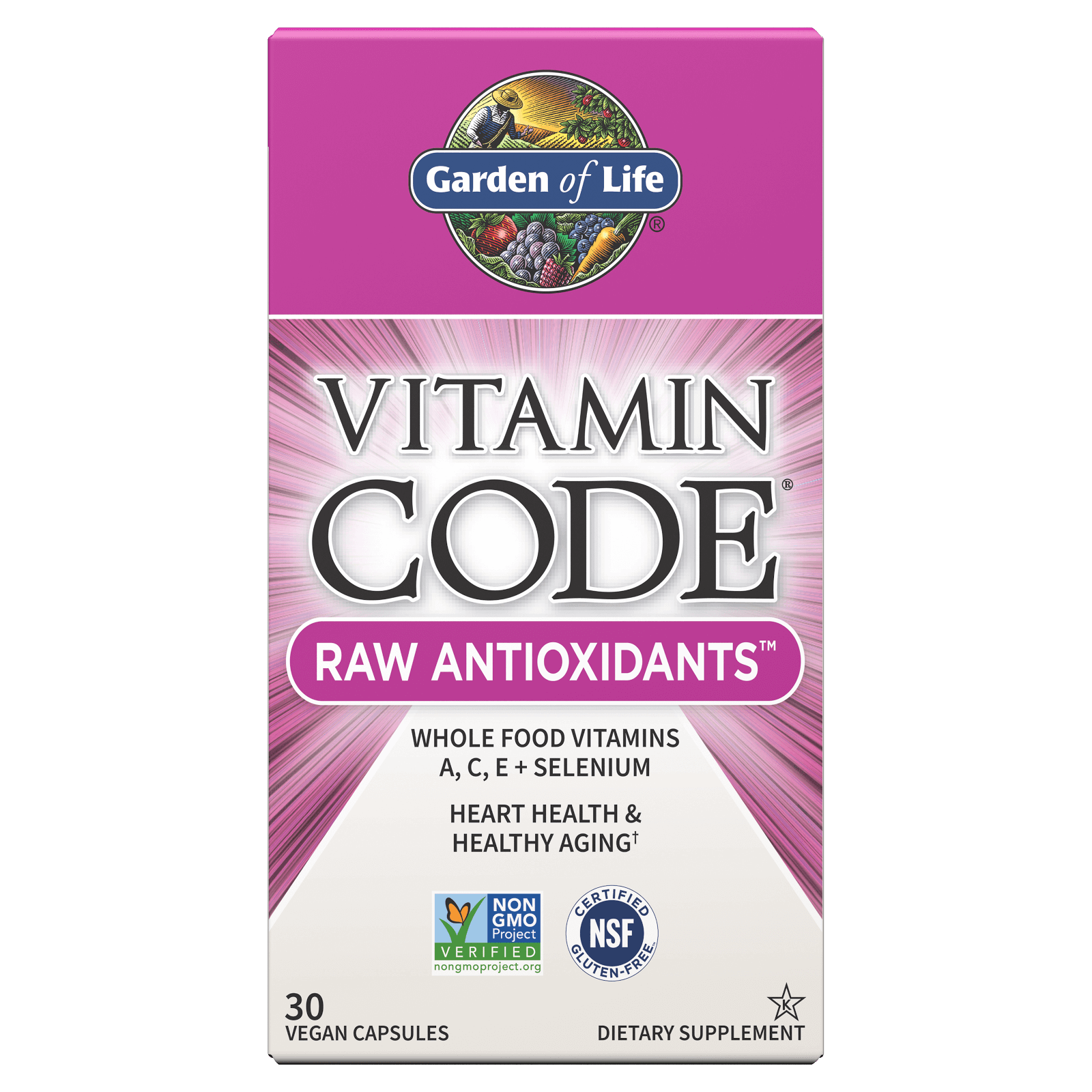 Vitamine Code Raw Antioxidanten 30 Capsules Garden Of Life Nl