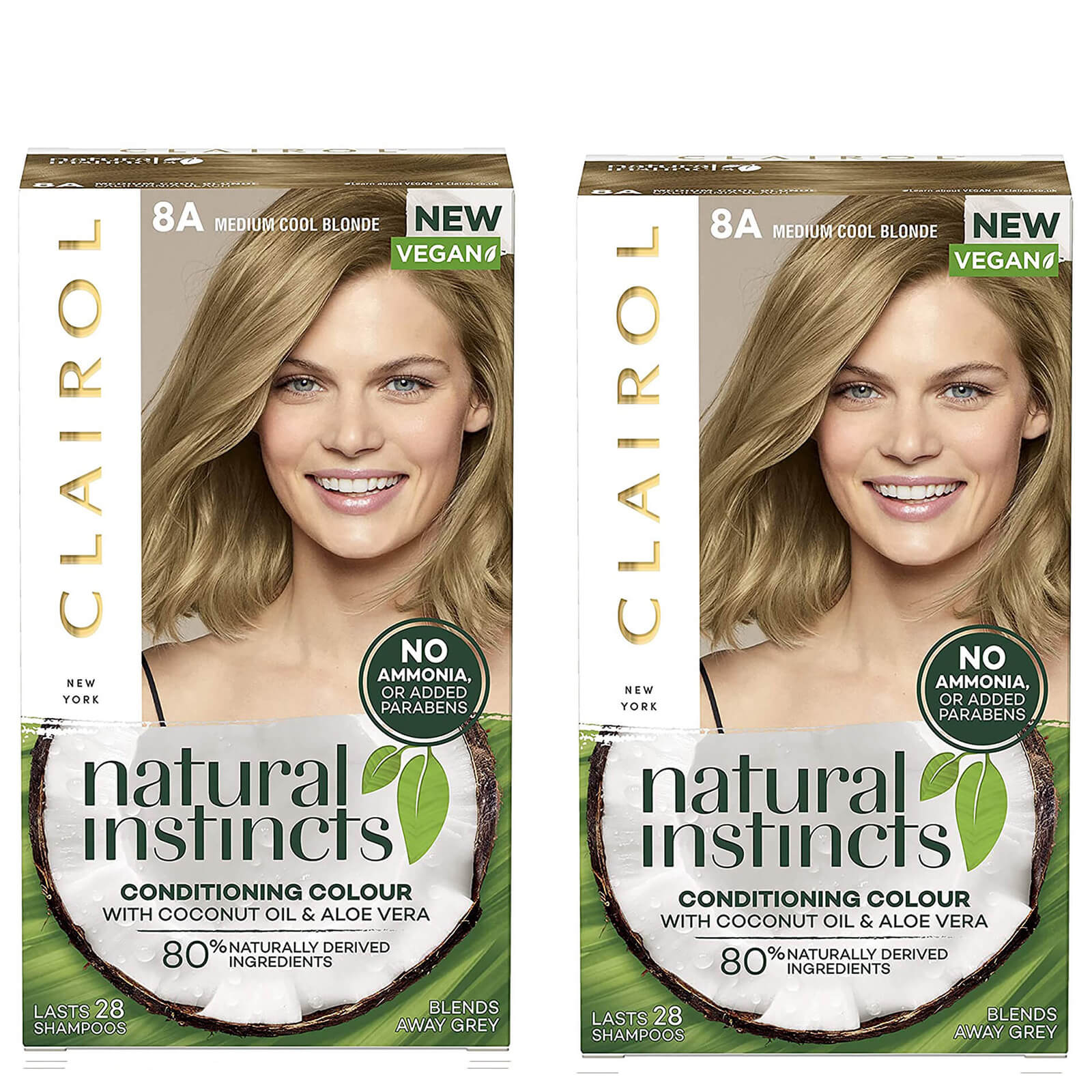 Clairol Natural Instincts Semi Permanent No Ammonia Vegan Hair Dye Duo Various Shades Lookfantastic