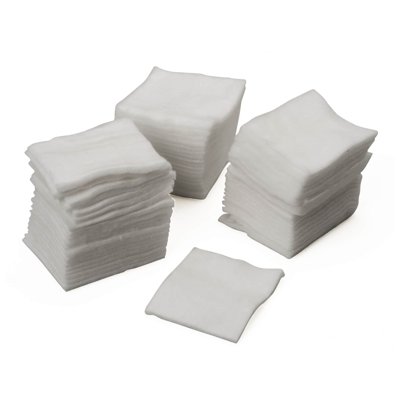 BeautyPro Disposable Cotton Squares (Pack of 100) LOOKFANTASTIC AU
