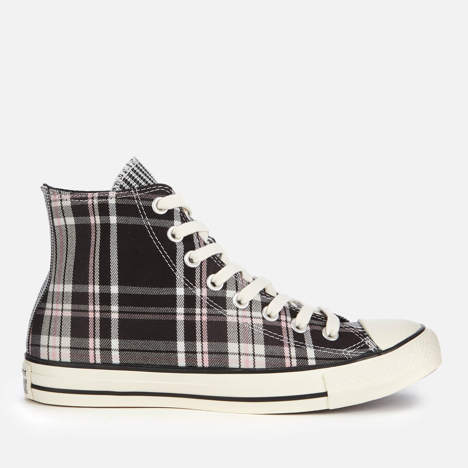 black and white checkered converse