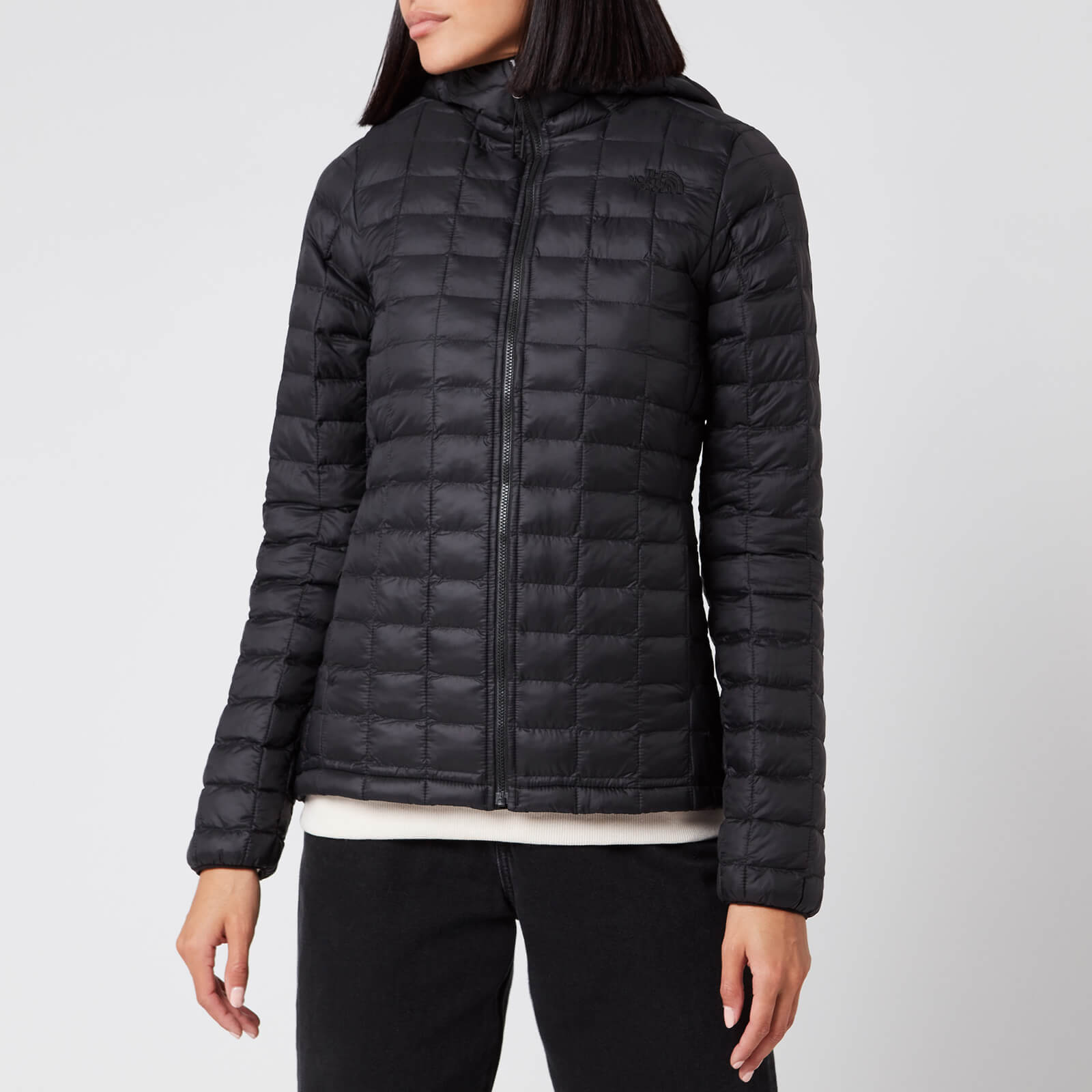 north face thermoball hoodie women's matte black
