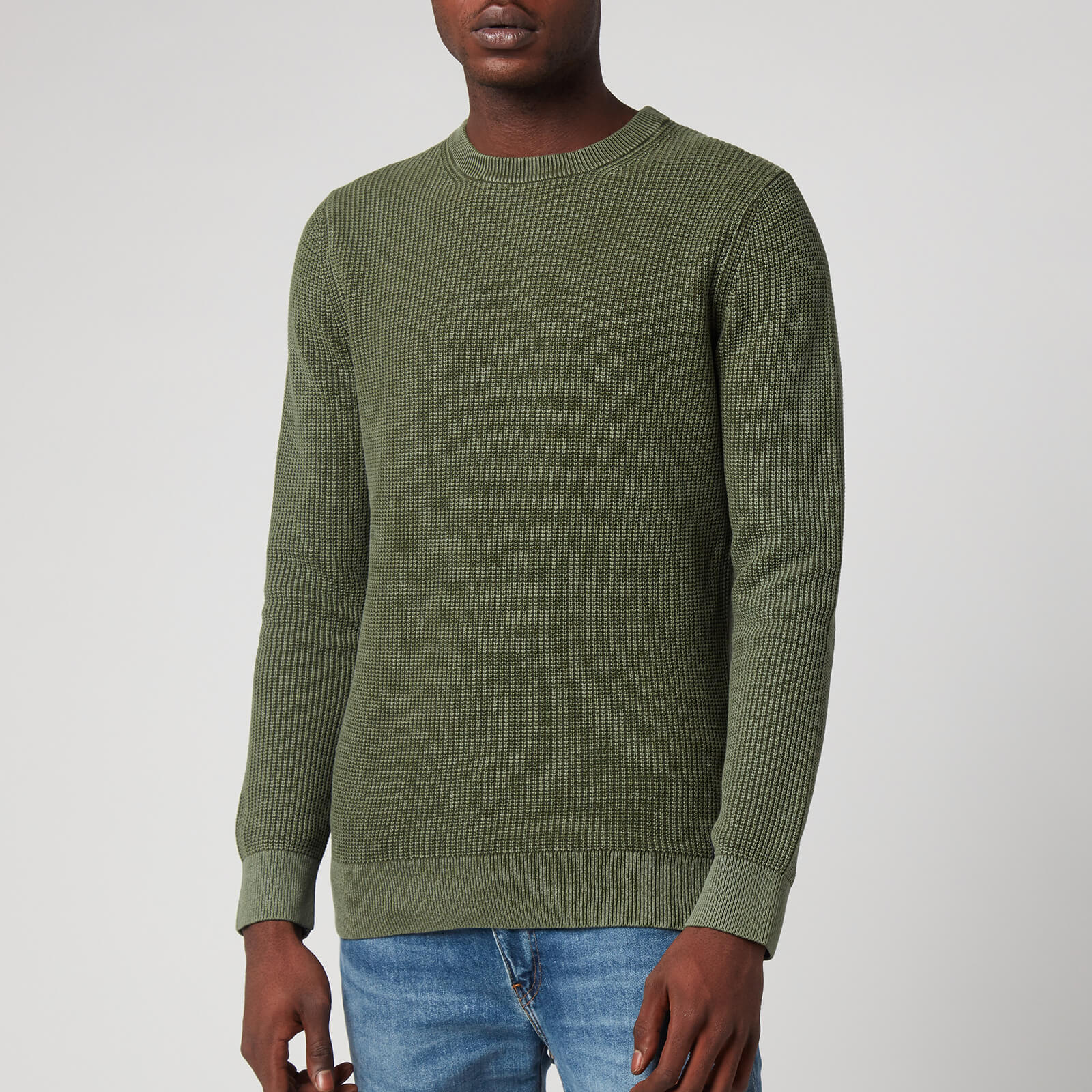 olive green jumper mens