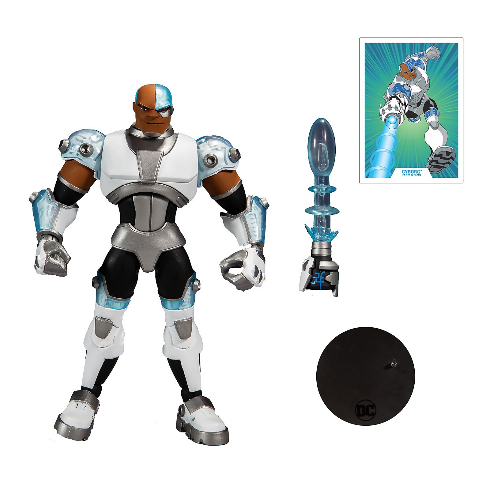 Mcfarlane Toys Dc Multiverse Animated 7 Action Figures Wv2 Animated Cyborg Action Figure Merchandise Zavvi Australia