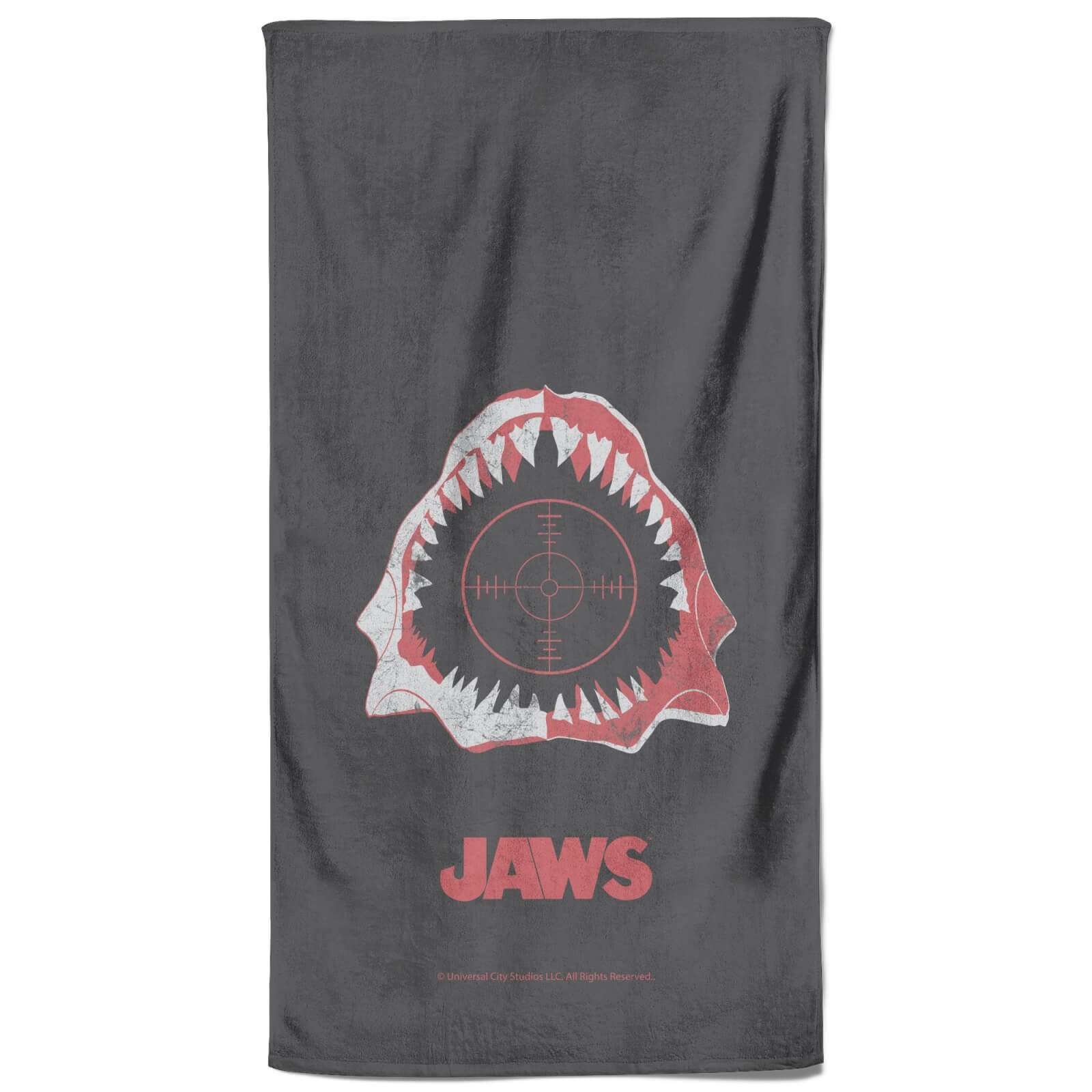 Jaws Print Bath Towel Homeware Zavvi Uk