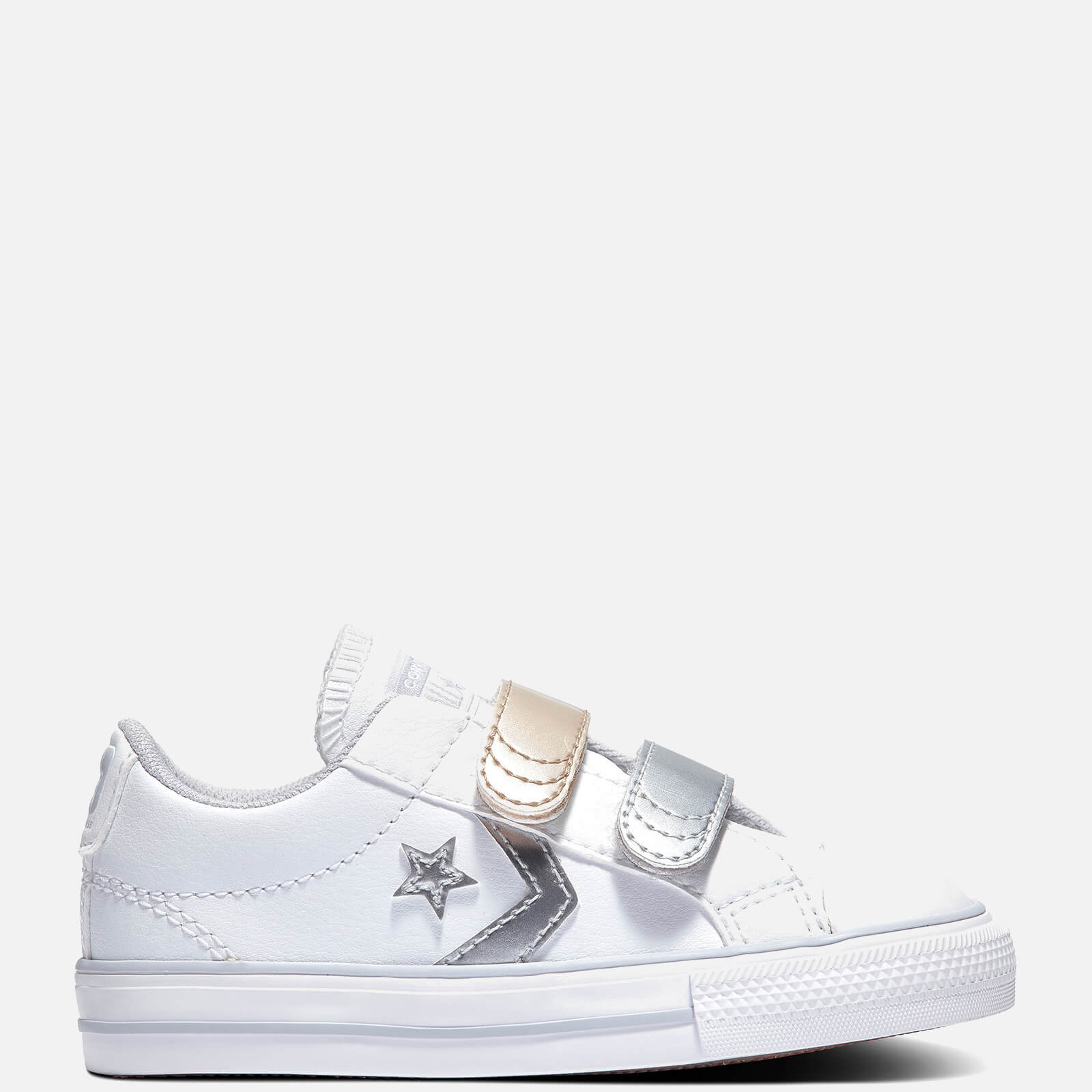 white velcro converse