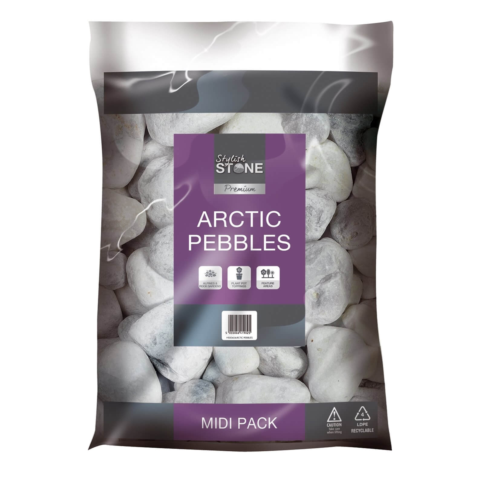 Stylish Stone Premium Arctic Pebbles Midi Pack Homebase