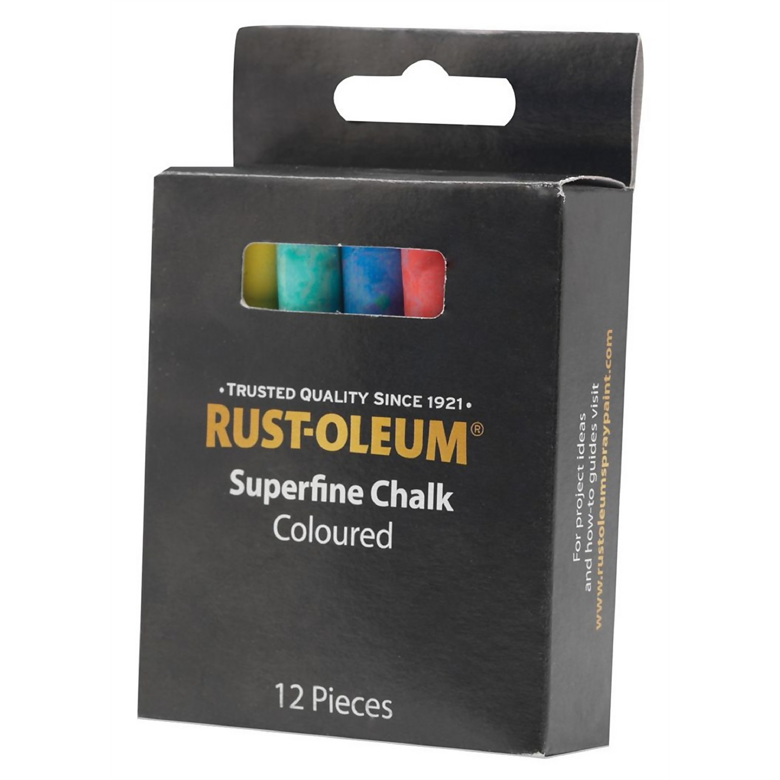 RustOleum Chalk Pack of 12 Coloured Homebase