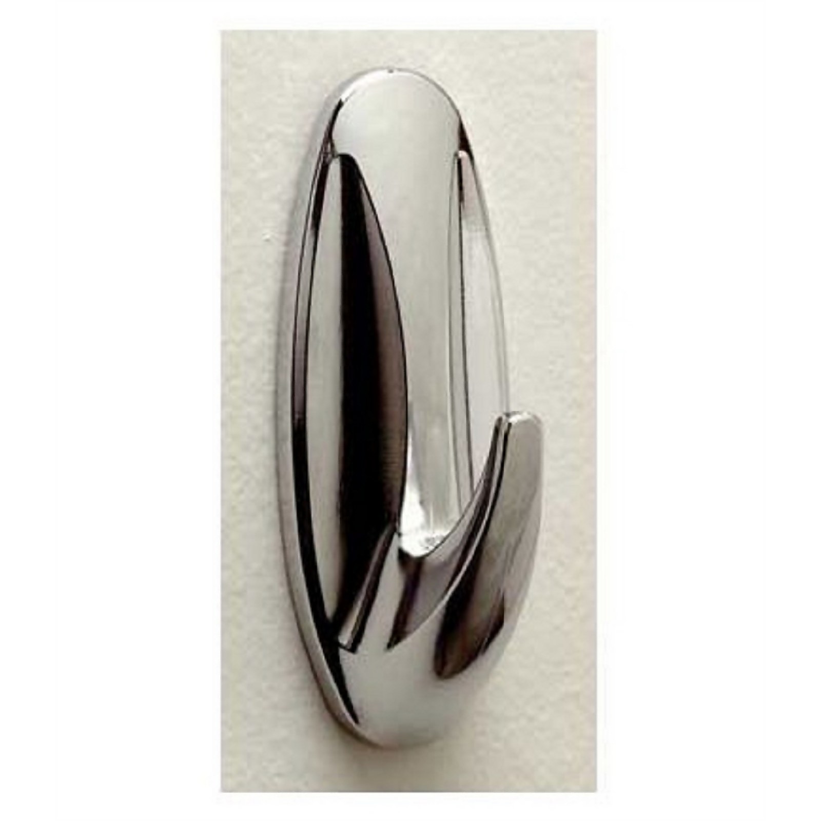 Command SelfAdhesive Chrome Hook Medium Homebase