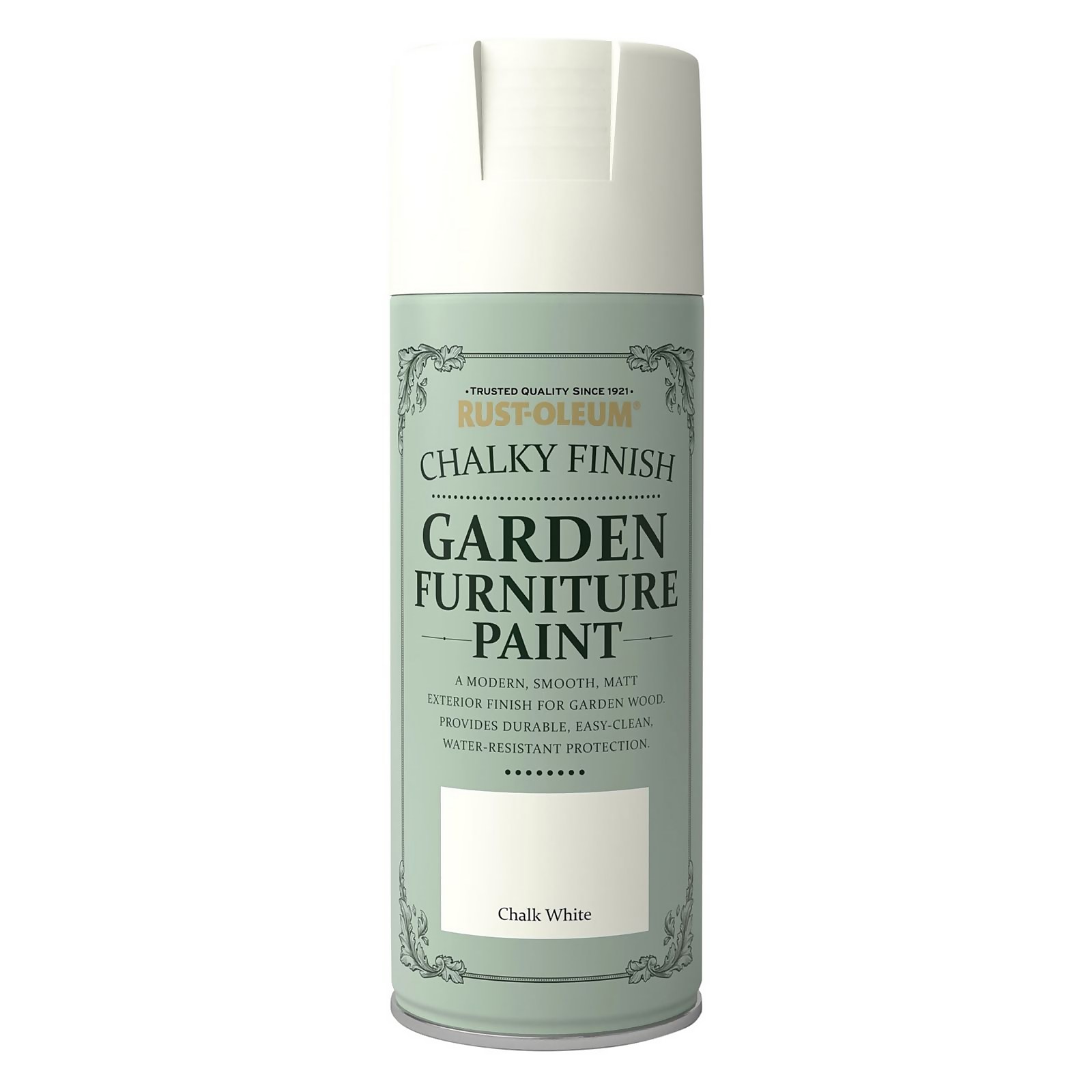 RustOleum Garden Furniture Spray Paint Chalk White 400ml Homebase