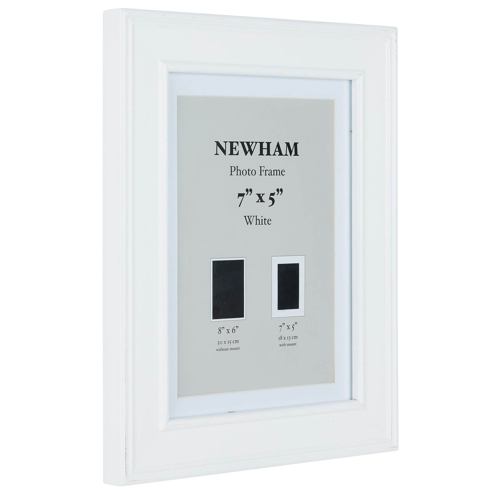 Newham Picture Frame 7 x 5 White Homebase