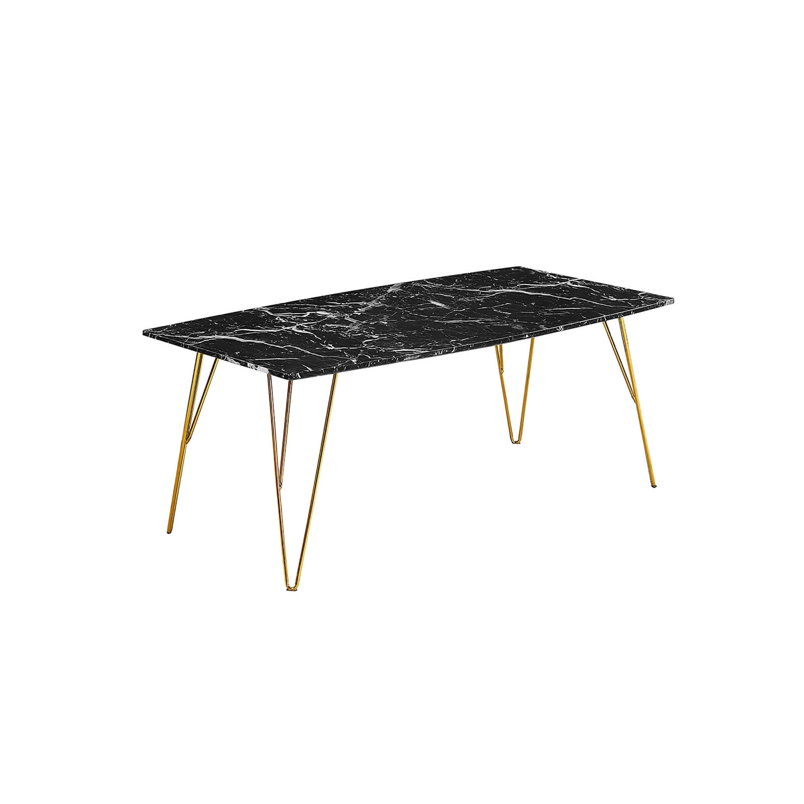 Fusion Coffee Table Black Marble Homebase