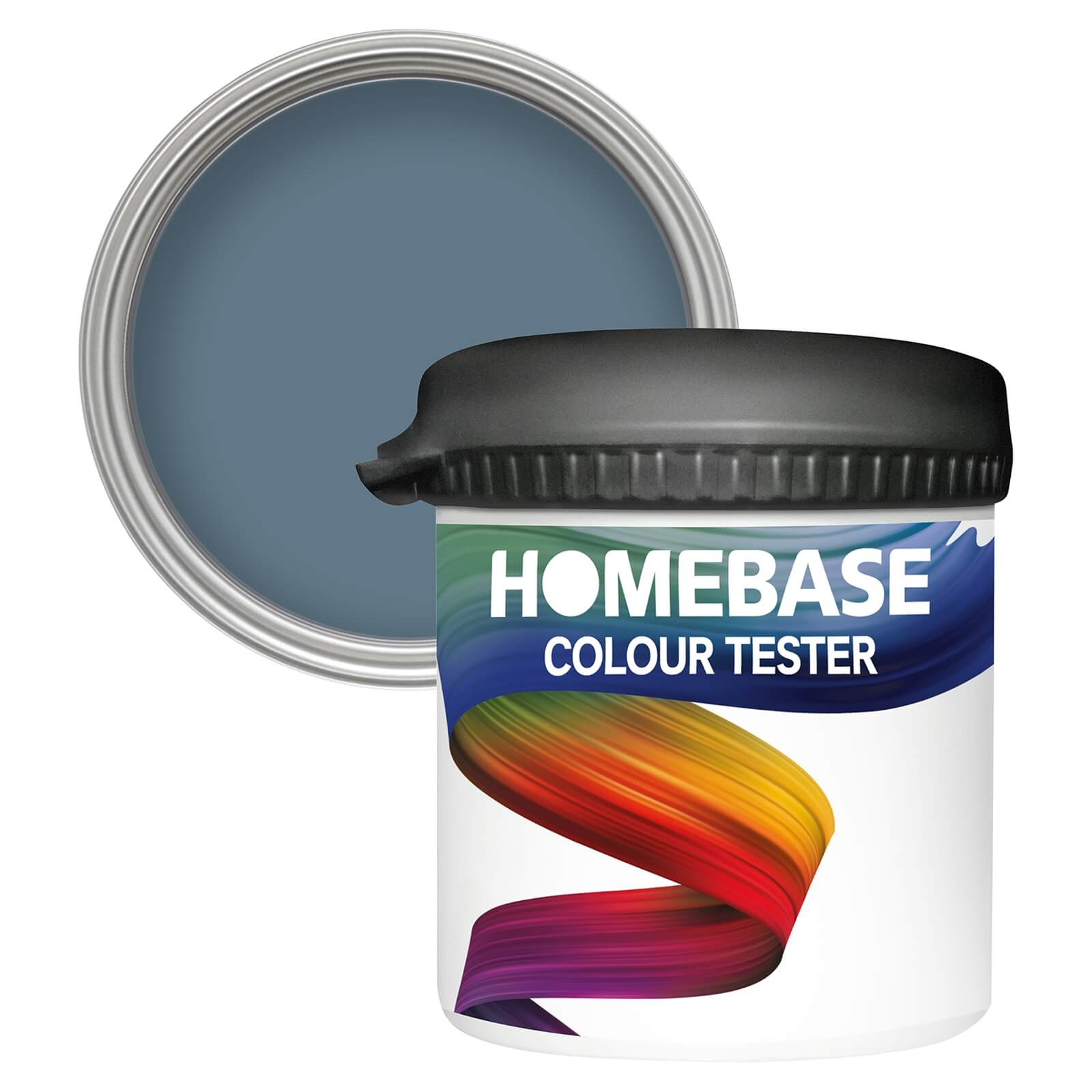 Homebase Matt Colour Paint Tester Aegean 90ml Homebase