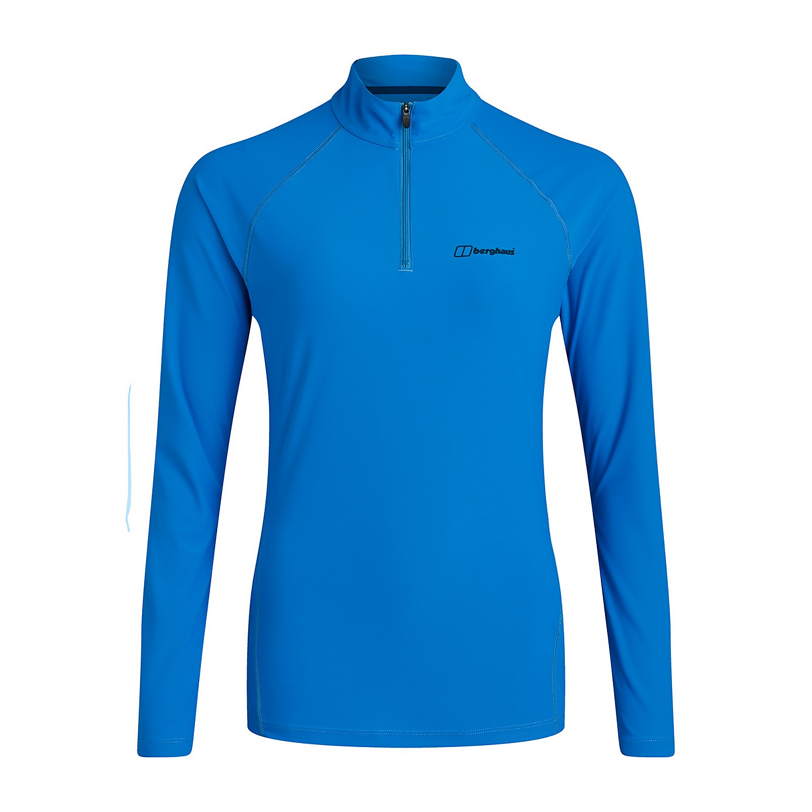 Long Sleeve Zip Base Layer - Blue
