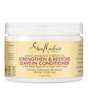 Shea Moisture Après-Shampoing Sans Rinçage Stimulant & Réparateur Intense à l'Huile de Ricin Noir de Jamaïque