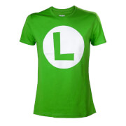 Luigi L Logo Green T-Shirt