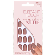 Матовые накрашенные накладные ногти коллекции «Nude» Elegant Touch Nude Collection Nails — Mink