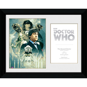 Doctor Who 2nd Doctor Patrick Troughton - 30 x 40cm Collector Prints