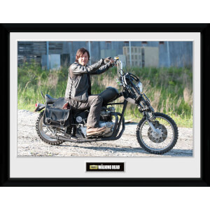 The Walking Dead Daryl Bike - 30 x 40cm Collector Print