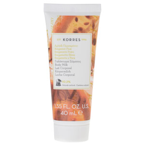 Podręczne mleczko do ciała KORRES Natural Bergamot Pear 40 ml