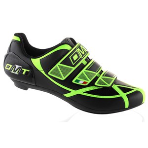 DMT Aries Road Shoes - Black/Yellow Fluo