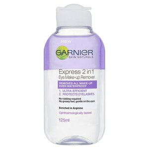 Garnier Skin Naturals 2-in-1 Eye Make-Up Remover (125ml) Garnier Skin Naturals 2-in-1 Eye Make-Up Remover (125ml)