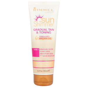 Rimmel Sunshimmer Gradual Tan & Tone Lotion 125ml