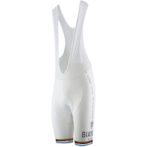 Bianchi Victory1 Bib Shorts - White