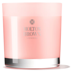 Molton Brown Rhubarb and Rose Three Wick Candle 480g