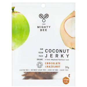 Mighty Bee Organic Coconut Jerky - Chocolate Hazelnut