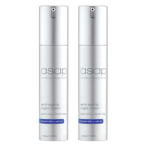 2x asap anti-ageing night cream