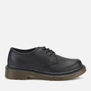 Dr. Martens Kids' Everley Leather 3-Eye Shoes - Black