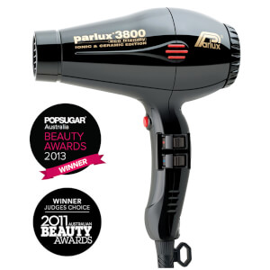 Parlux 3800 Ceramic and Ionic Dryer 2100W - Black