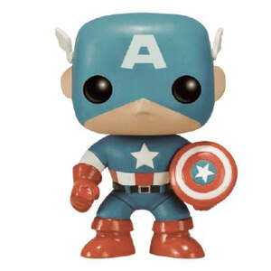 Marvel Sepia Toned Captain America 75th Anniversary Limited Edition Pop! Vinyl Figure