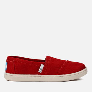 TOMS Kids' Seasonal Classics Slip-On Pumps - Red