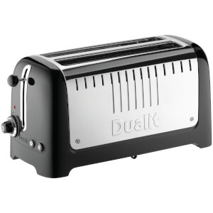 Dualit 46025 Lite 4 Slice Long Slot Toaster - Metallic Black