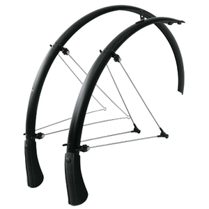 SKS Bluemels Matt 45 Road Mud Guard Set - Black