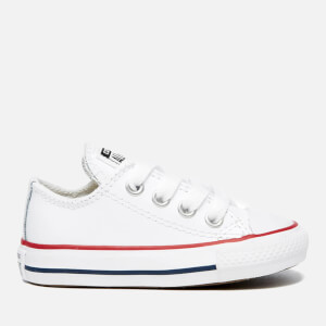 Converse Toddlers' Chuck Taylor All Star Ox Trainers - White/Garnet/Navy
