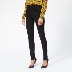 J Brand Maria High Rise Skinny Jeans - Seriously Black
