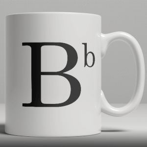Alphabet Ceramic Mug - Letter B