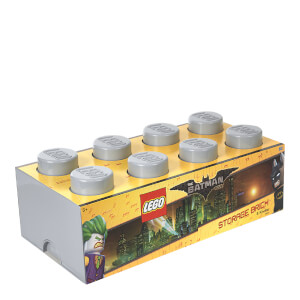 LEGO Batman Storage Brick 8 - Medium Stone Grey: Image 1