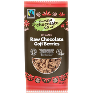 The Raw Chocolate Company Organic Raw Chocolate Goji Berries Snack Pack