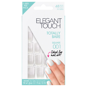 Uñas Totally Bare de Elegant Touch - Square 001