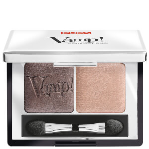 Dúo de sombras compactas Vamp! de PUPA - Bronze Amber